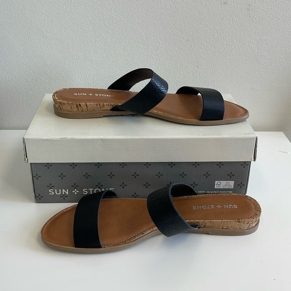 Shoes - Sun Stone Eastenp Black SM Size 10.5 Shoes